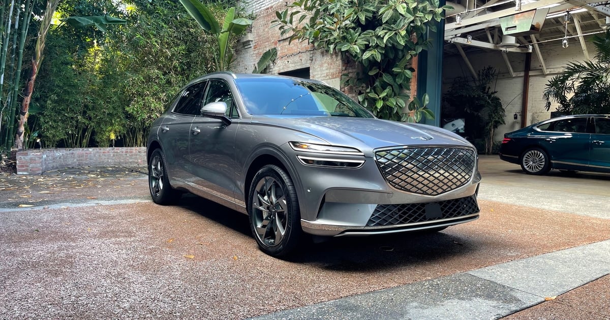 Genesis will offer Electrified GV70 with 2 loaded trims for under $80,000